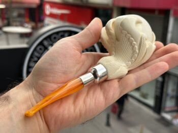 Claw Silver Spigot Meerschaum Pipe 10375