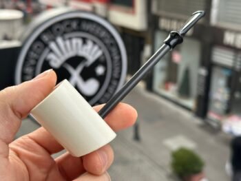 Carbon Fiber Series Meerschaum Pipe Translucent A++++ 10264